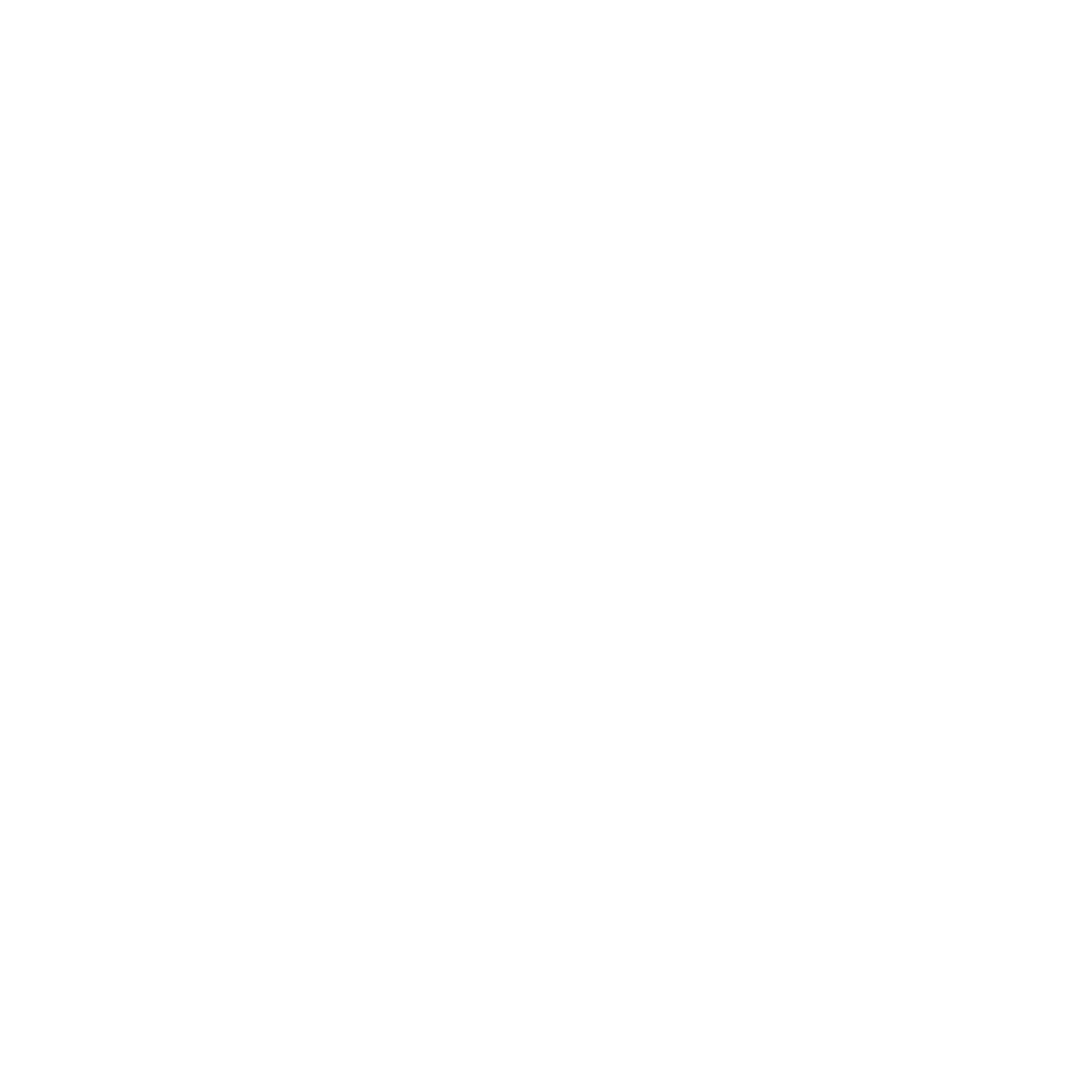 Two leafs white icon.